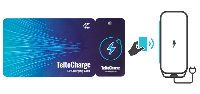 Stacja ładowania TeltoCharge autoryzacja NFC