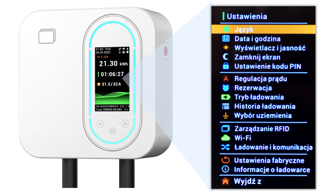Stacja ładowania pojazdów elektrycznych Wallbox ANS